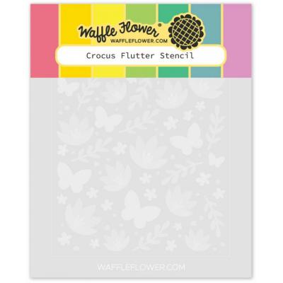 Waffle Flower Stencil - Crocus Flutter